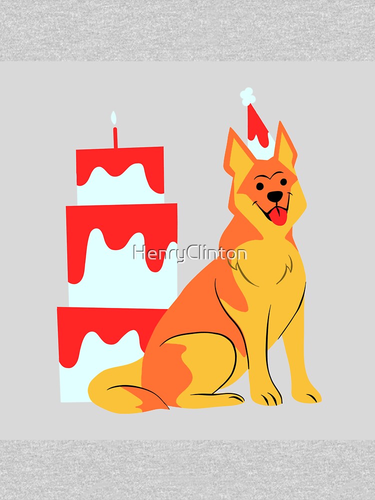 Cake lover Dog by HenryClinton