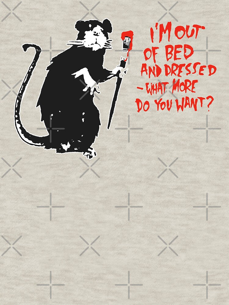 BANKSY | Out Of Bed Rat by WE-ARE-BANKSY