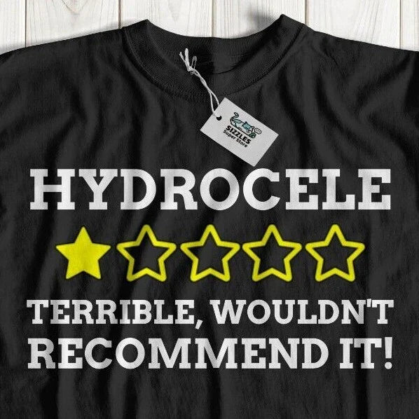 Unisex Funny Hydrocele T-Shirt Boyfriend Gifts Balls Sack Surgery Tee