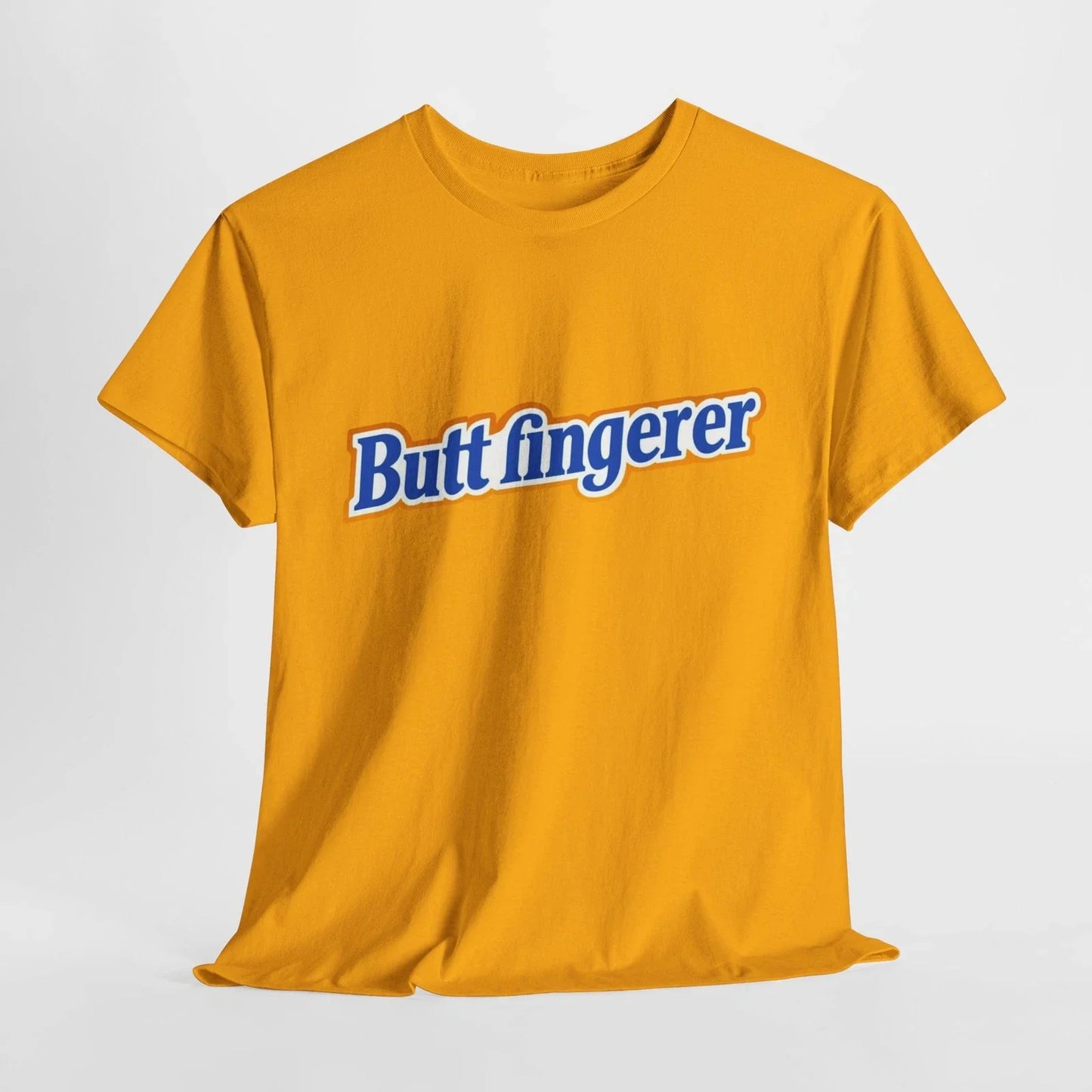 Funny Buttfingerer Unisex Tee Shirt, Meme Graphic Novelty Gift, Humorous Cotton