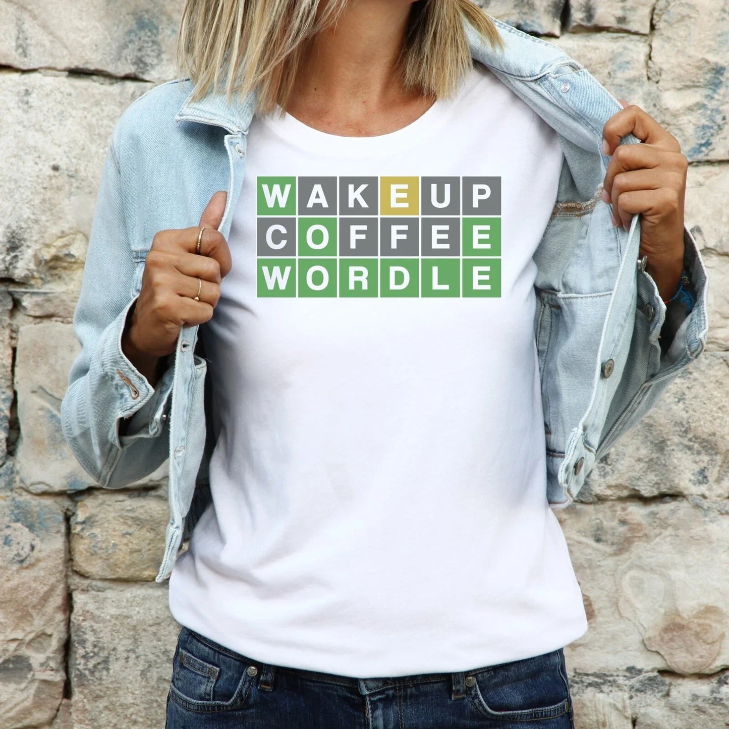 Wordle Adult T-Shirt, Puzzle T-Shirt, Games Tee