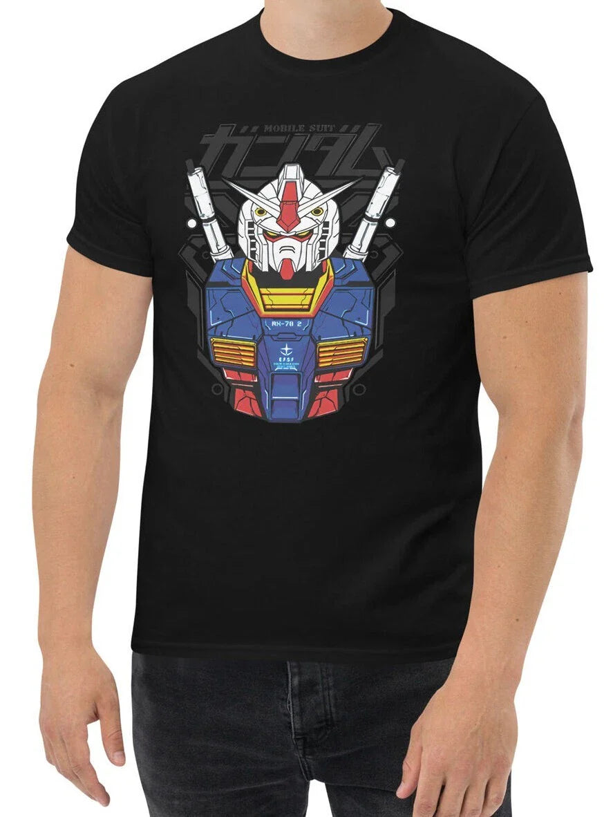 New Gundam Anime Men's T Shirt S-3XL Assorted Colors