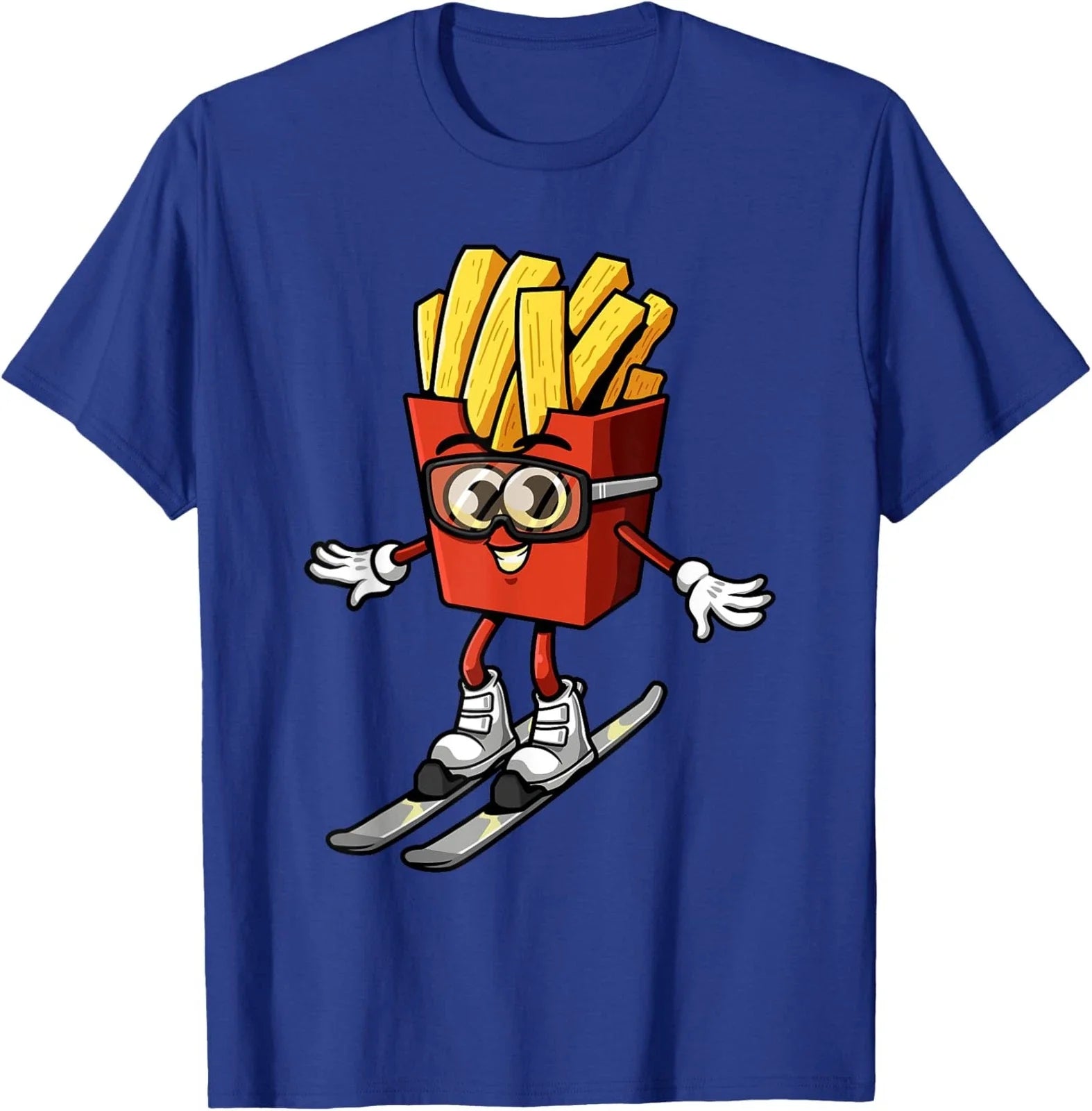 Funny French Fry Ski Instructor Potato Humor Unisex T-Shirt
