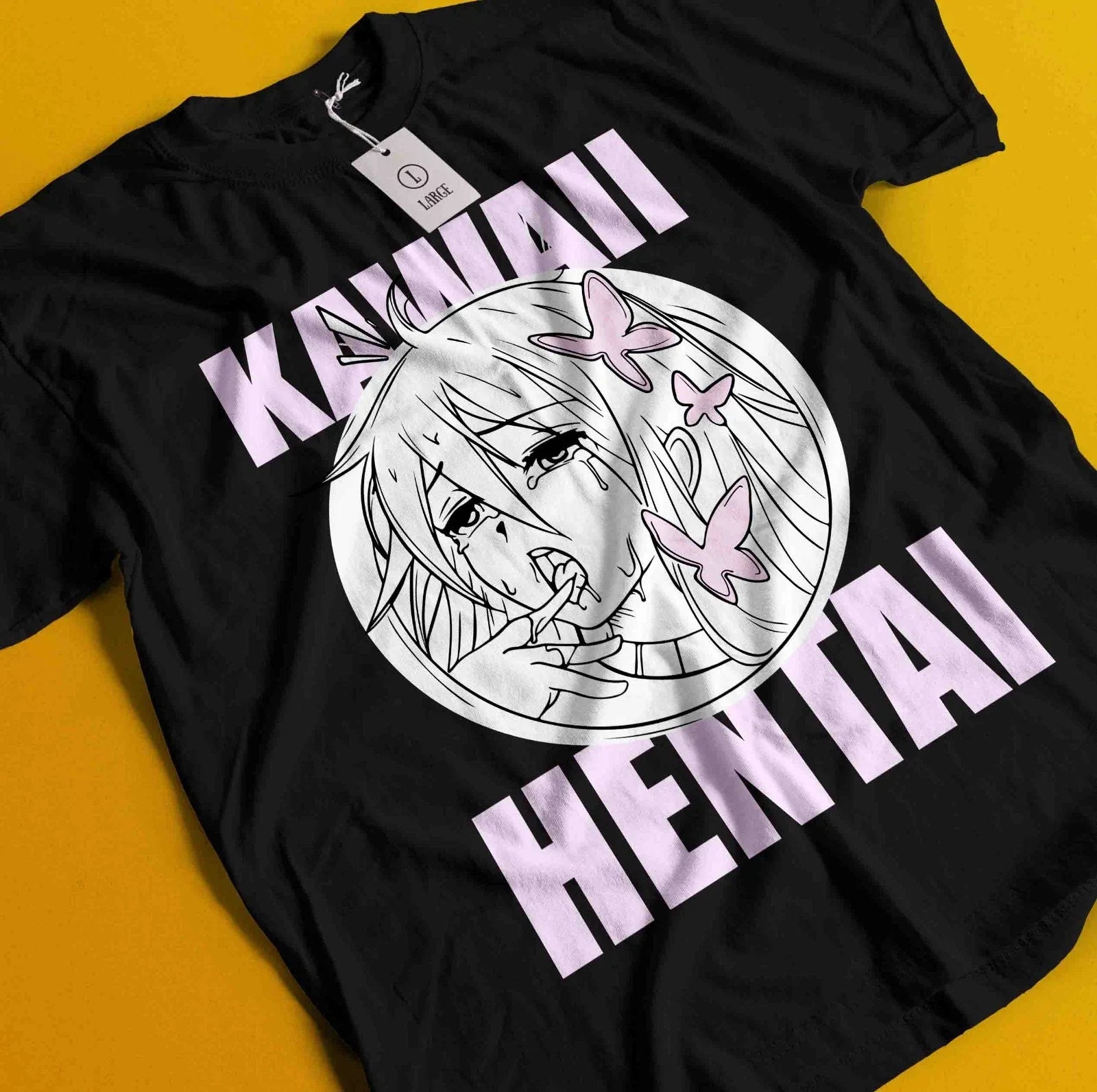 Ecchi Style Anime T-Shirt Japanese Graphic Tshirt Manga Waifu Kawaii Unisex Tee