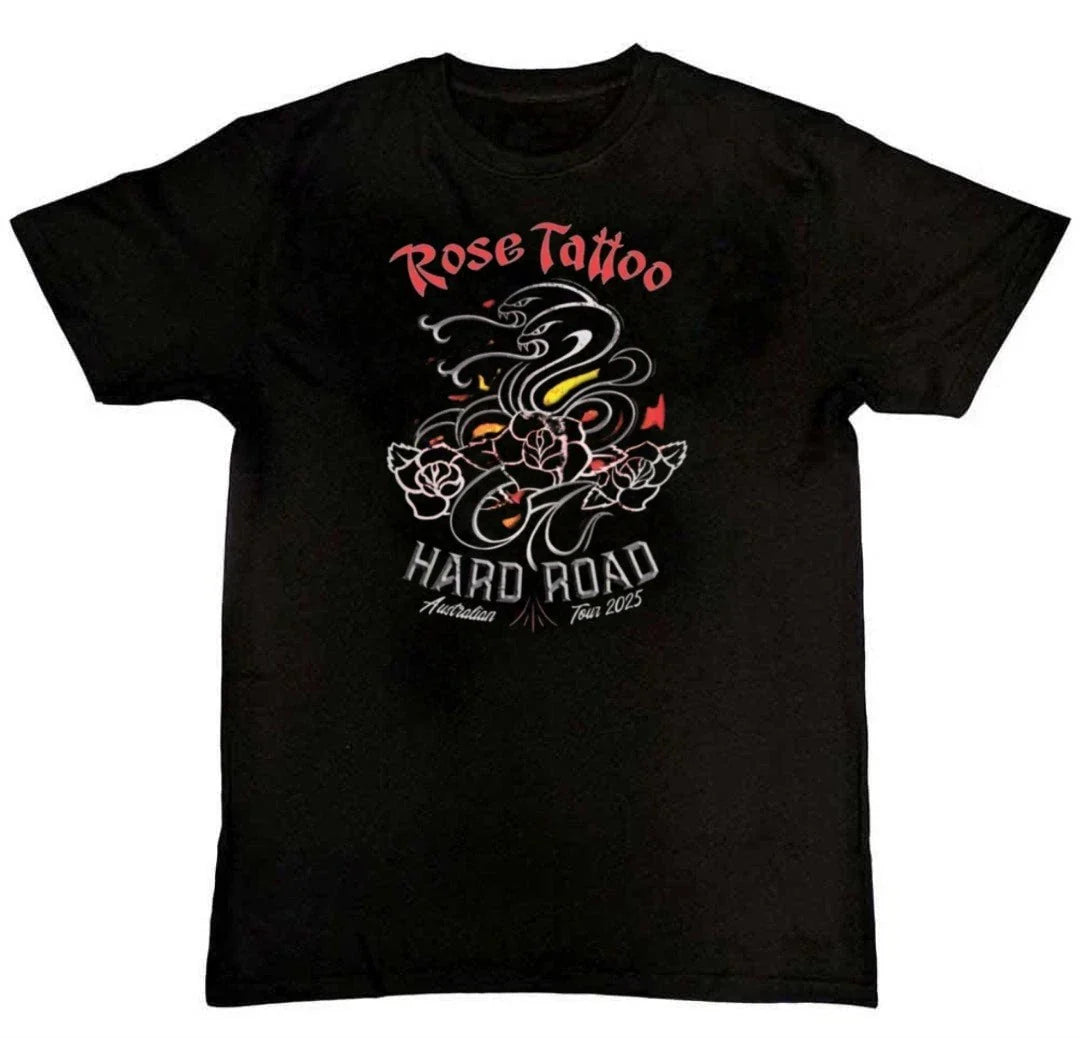 Rose Tattoo - Rock'n'Roll Band 2025 Unisex Mens T-Shirt S M L XL 2 3 4 XL