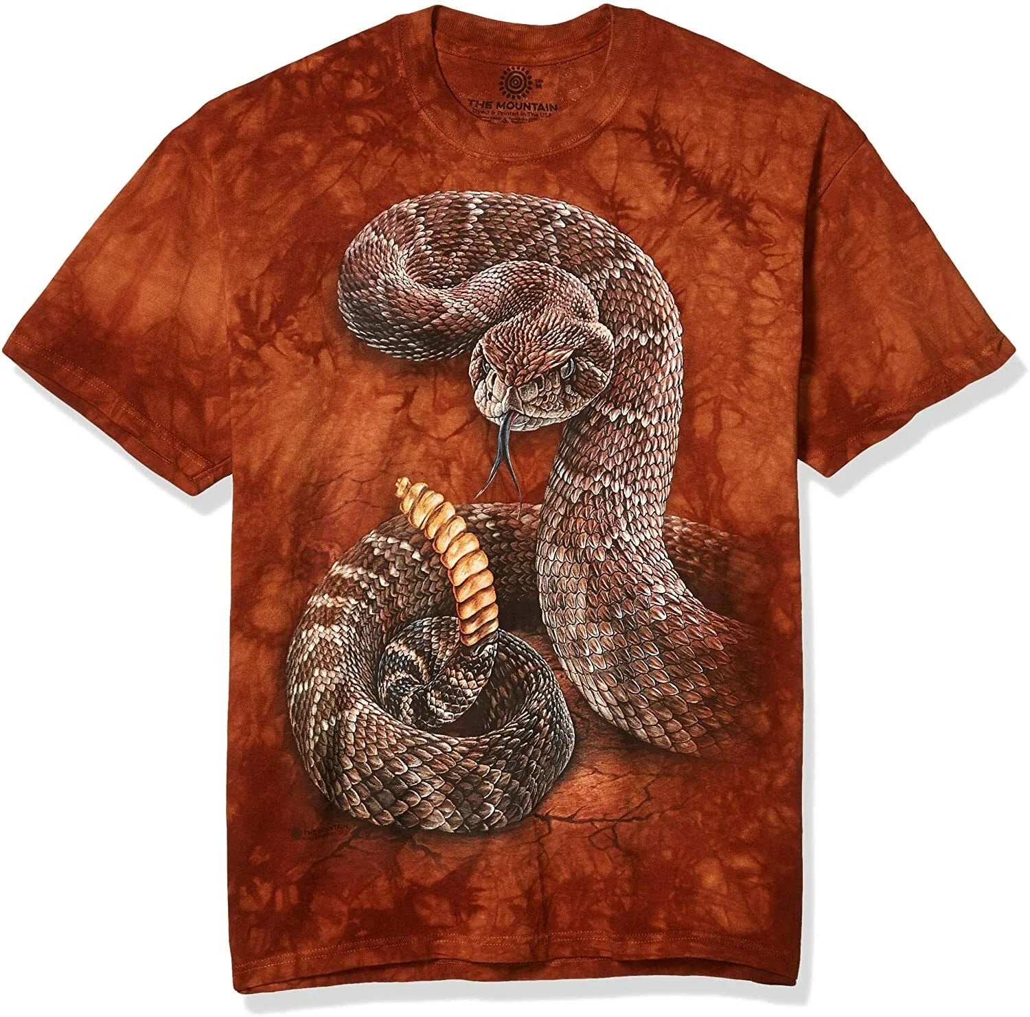 Rattlesnake Snake Charmer Diamondback Reptile  Venom The Mountain T-Shirt S-5X