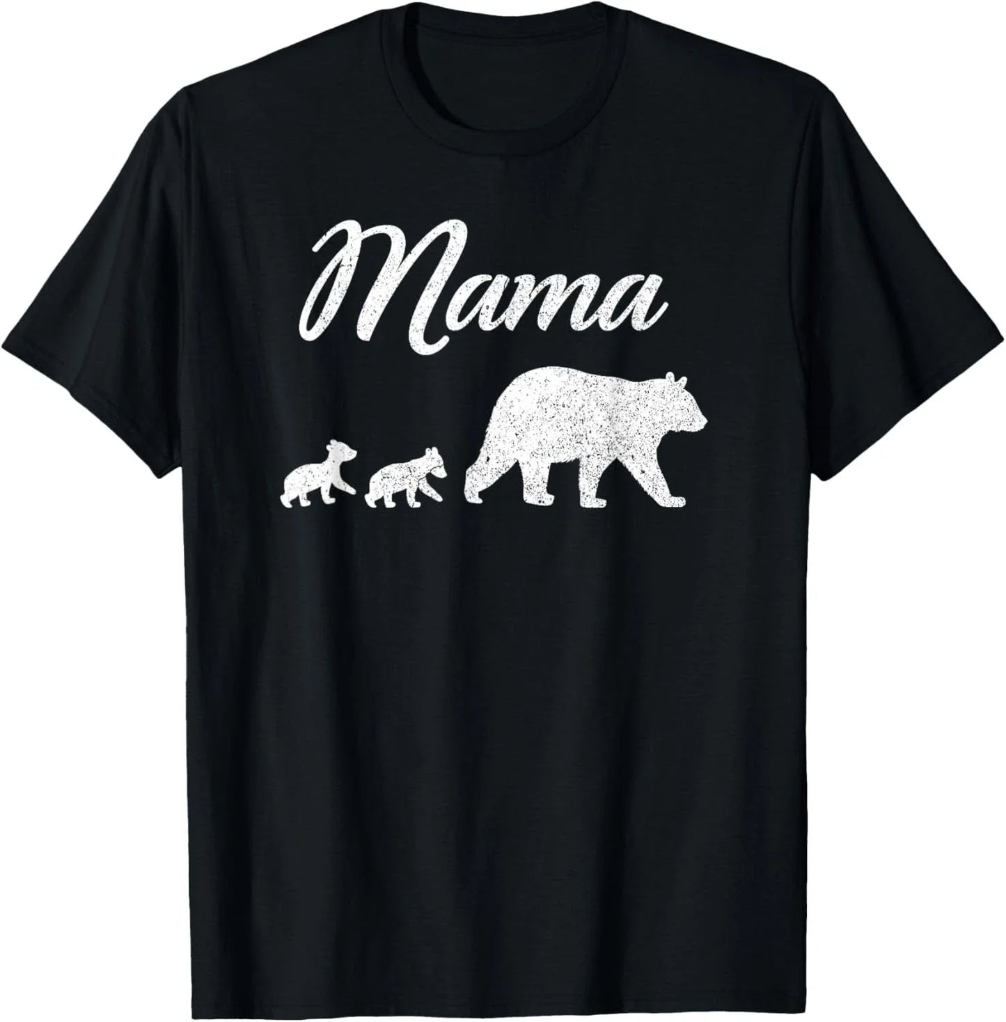 Mama Bear T Shirt With Two Cubs Twin Mom Mother_s Day Gift T-Shirt