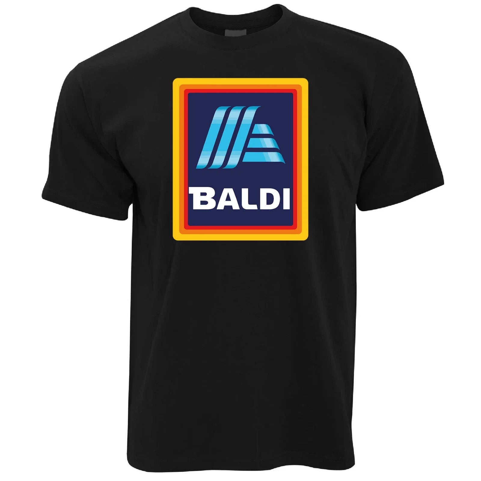 Baldi T-Shirt - Funny Novelty Supermarket Bald Mens Hilarious T Shirt  ‹(•¿•)›