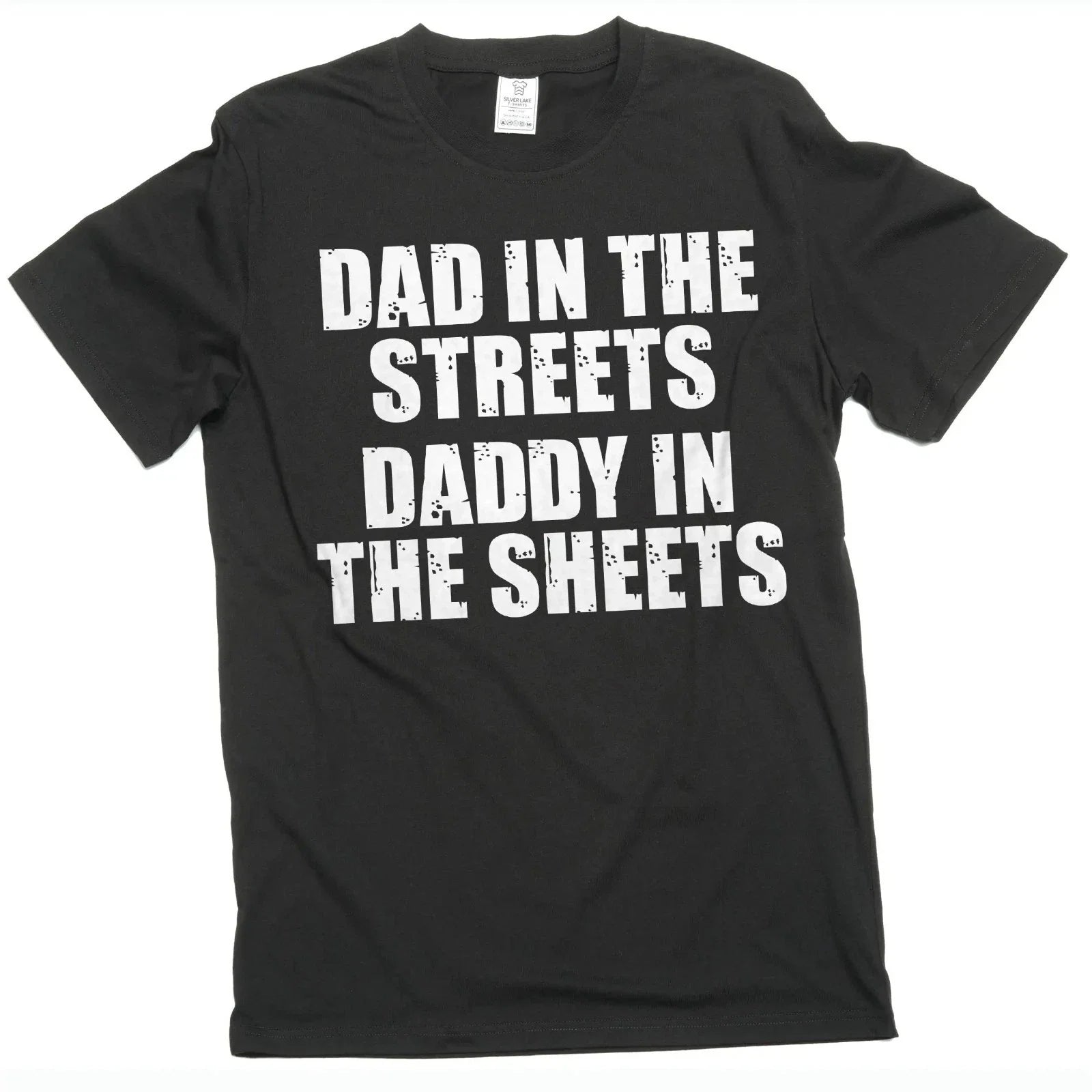 T-shirt printed with the funny quote "Dad Joke" - A fun gift for Father's Day.