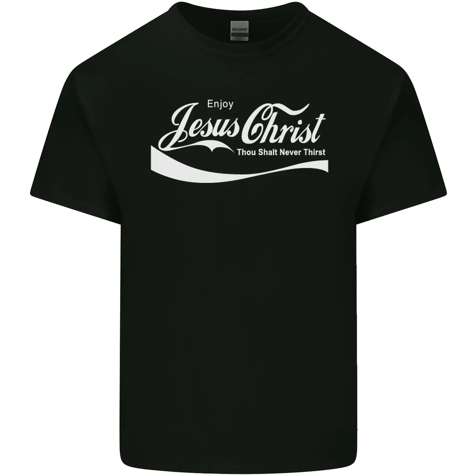 Enjoy Jesus Christ Funny Christian Mens Cotton T-Shirt Tee Top