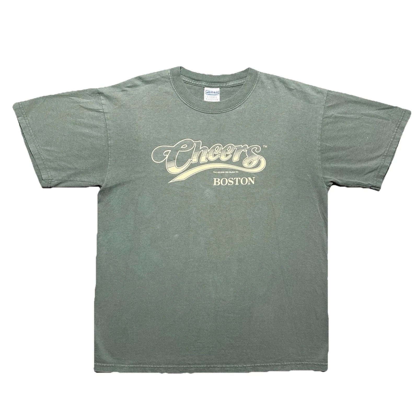 Vintage 2006 Cheers Boston Normisms T Shirt Mens Medium Green TV Show Promo Tee