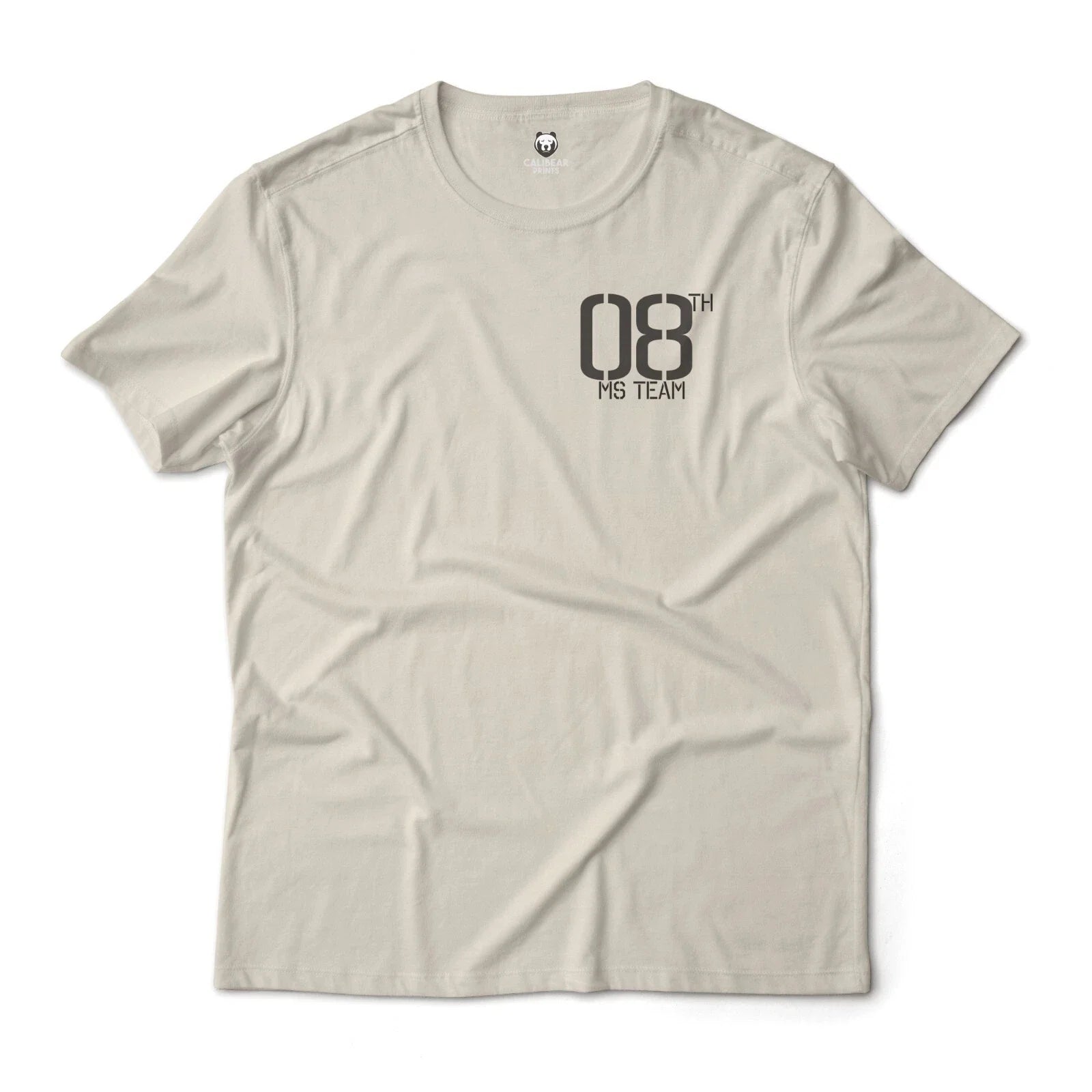 08th MS Team Mobile Suit Gundam Anime Chest Print Graphic T-Shirt