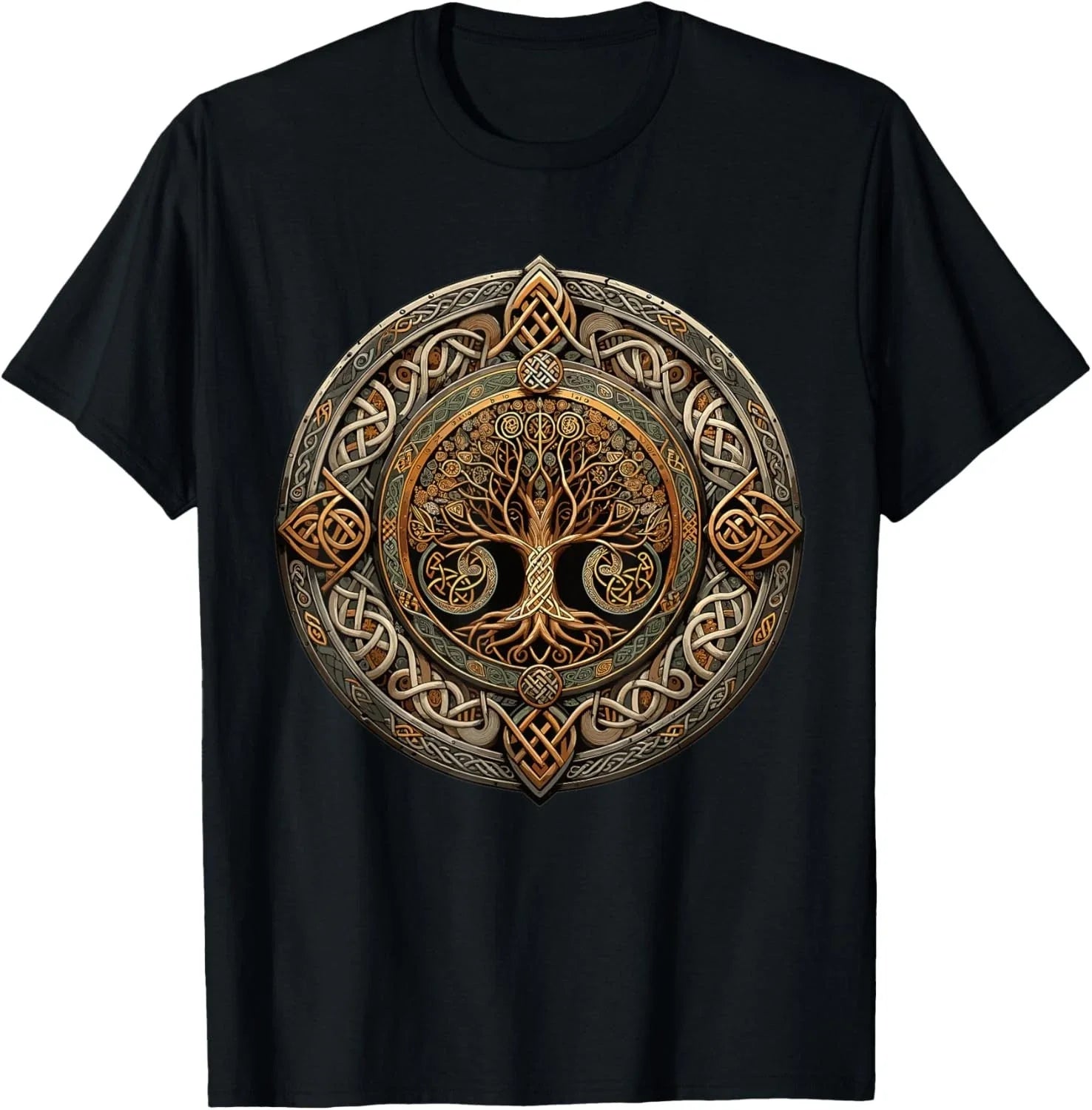 Tree Of Life' Shield s Celtic Knot Designs T-Shirt