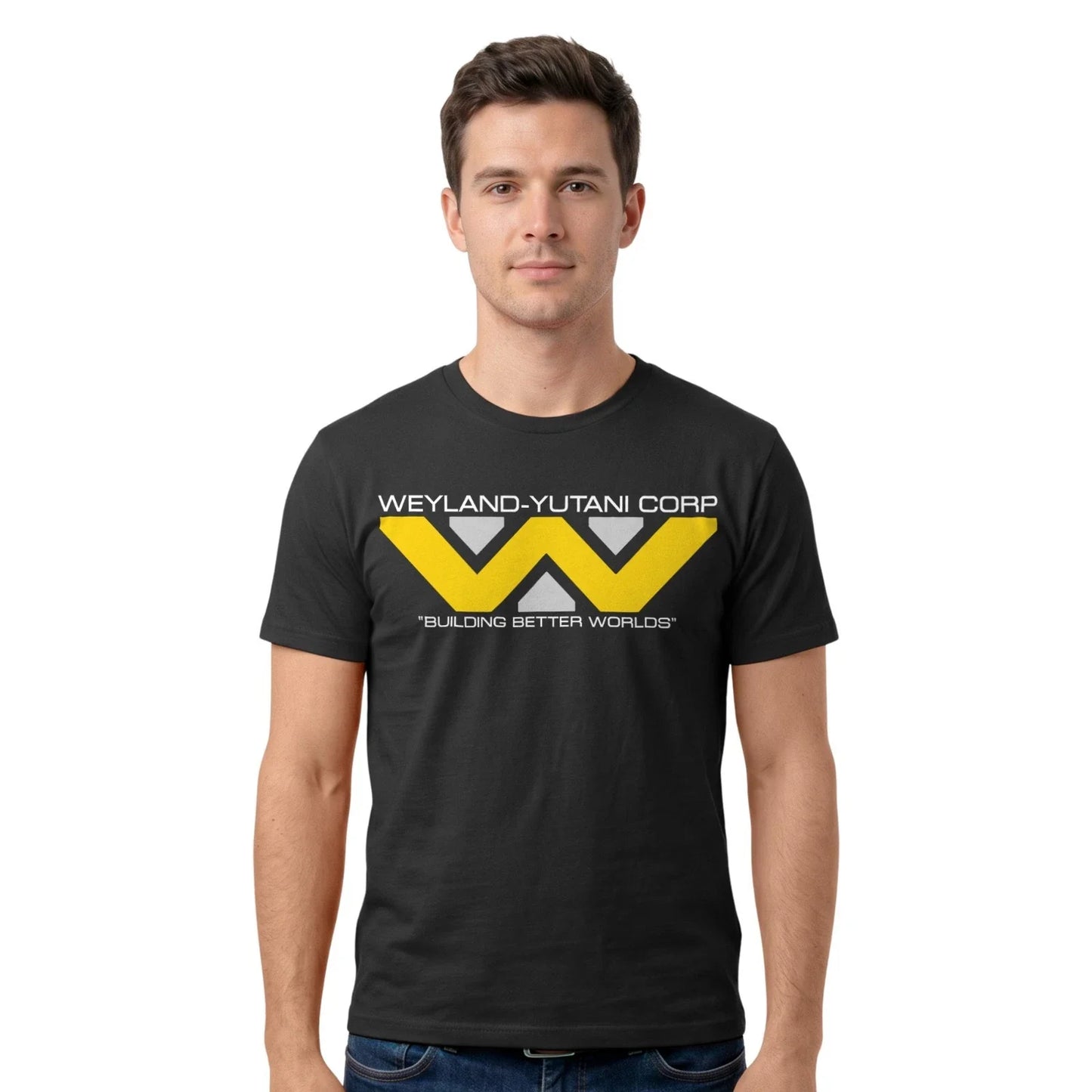 Weyland-Yutani Corp T-shirt | Building Better Worlds Alien Film Corp Space  Tee