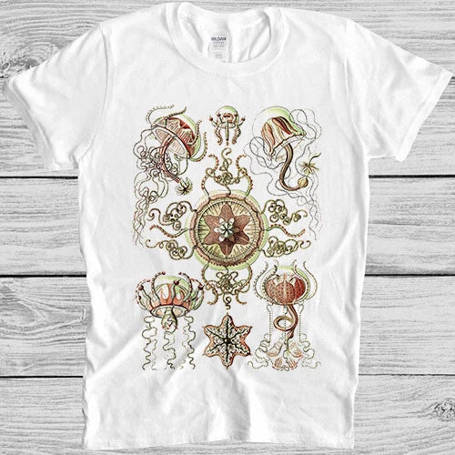 Trachomedusae Basimycete Ernst Haeckel Music Fashion Top Gift Tee T Shirt M948