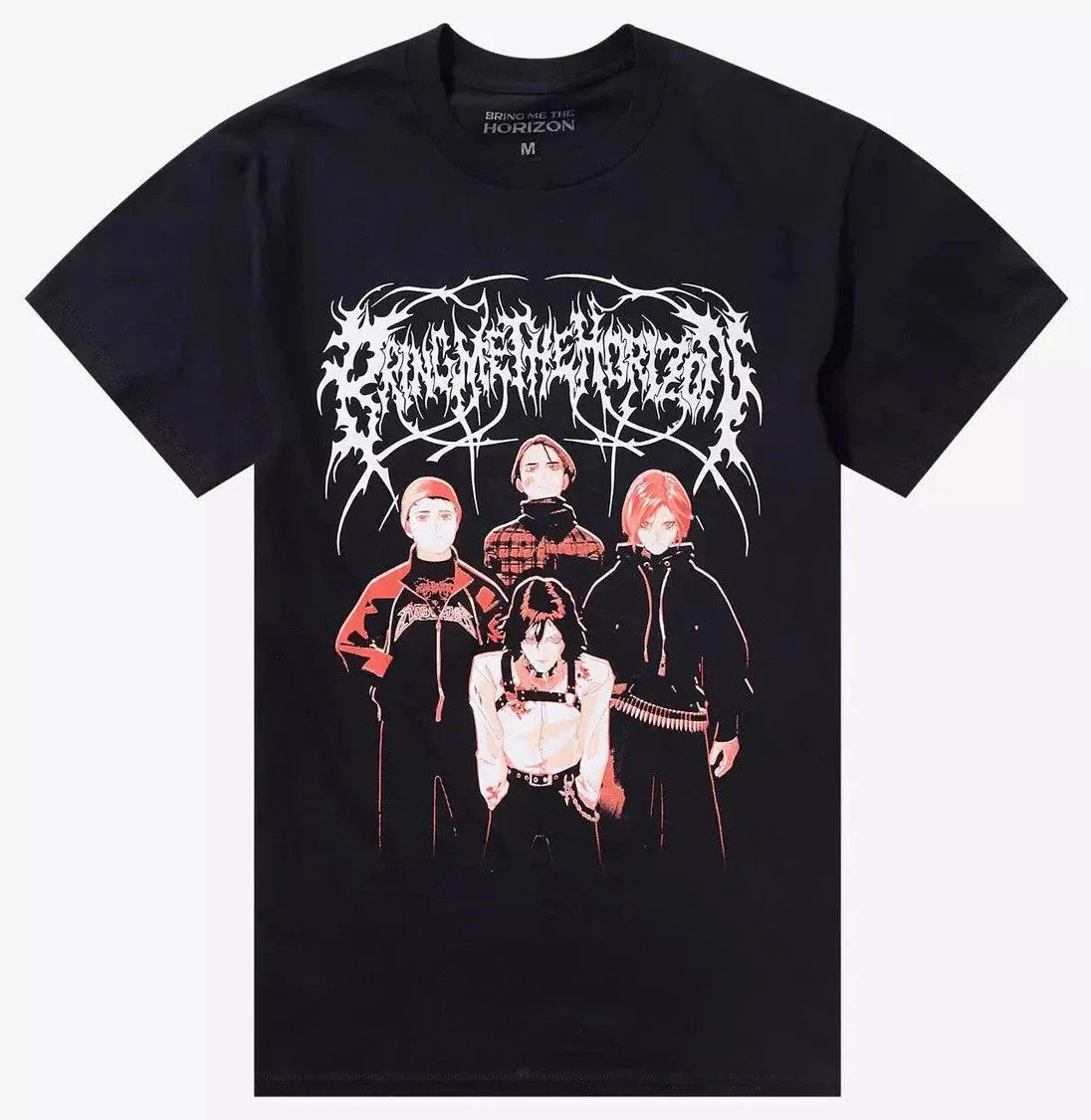 Bring Me The Horizon Anime Members  Tee Shirt New