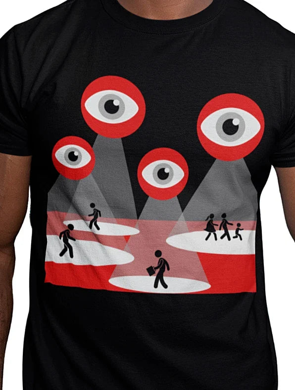 George ORWELL insp They Live Shirt 1984 Big Brother Thought Police Free Speech