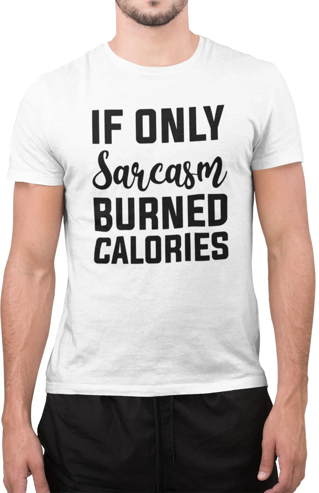 Funny If Only Sarcasm Bured Calories Sarcastic Calories Party T-Shirt