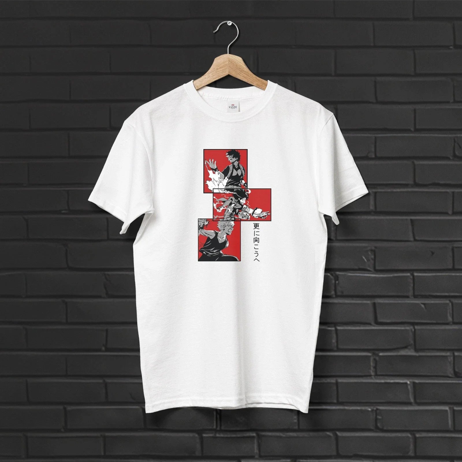 Deku Bakugo Todoroki Anime T-Shirt Casual Unisex Graphic Tee