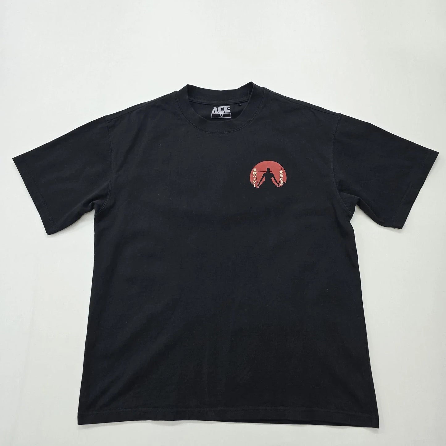 Ice Men Black Anime Kurokoha Graphic T-Shirt Size M Condition