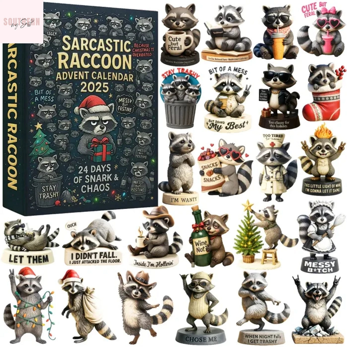 Sarcastic Raccoon Advent Calendar 2025