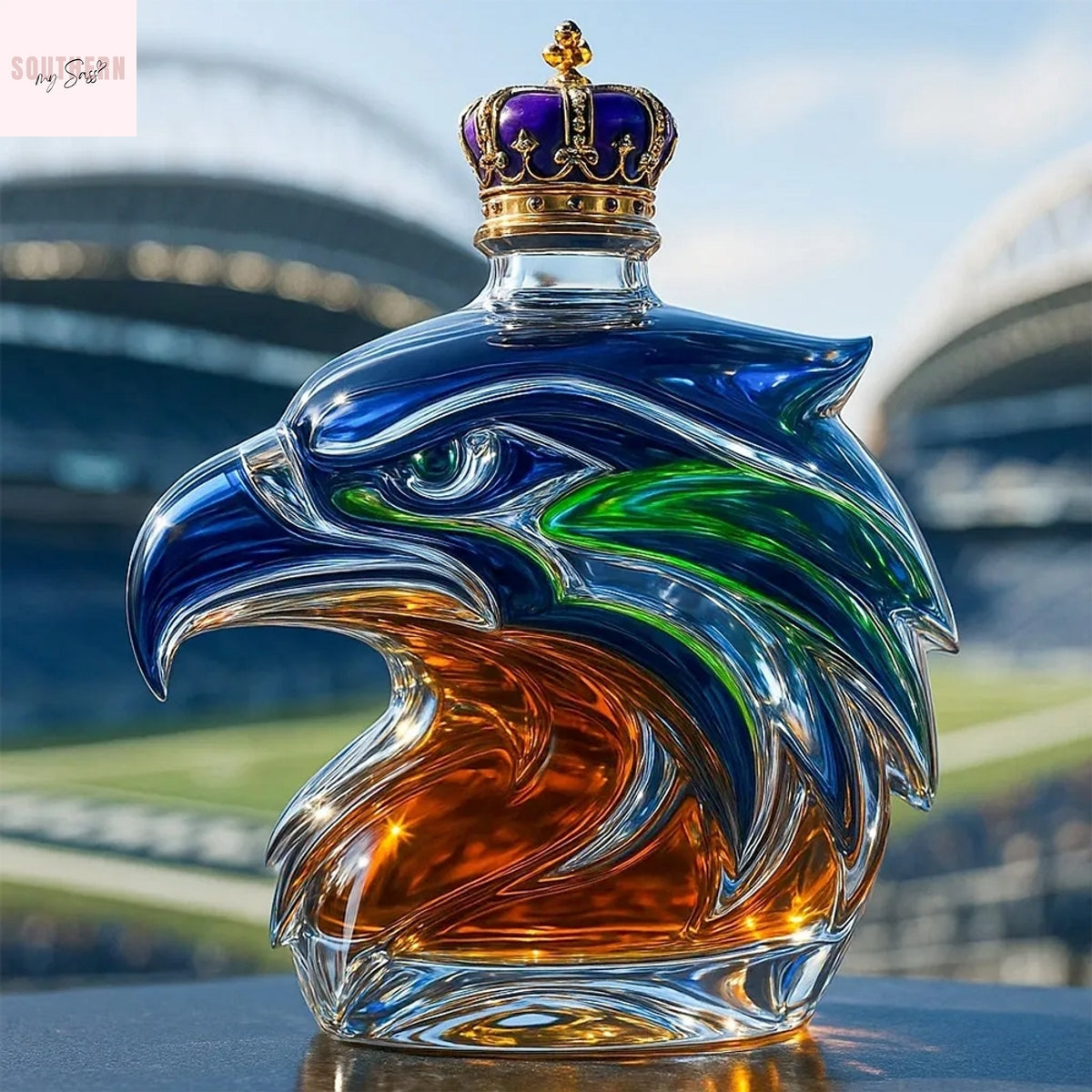 Seahawks 2025 Whiskey Bottle