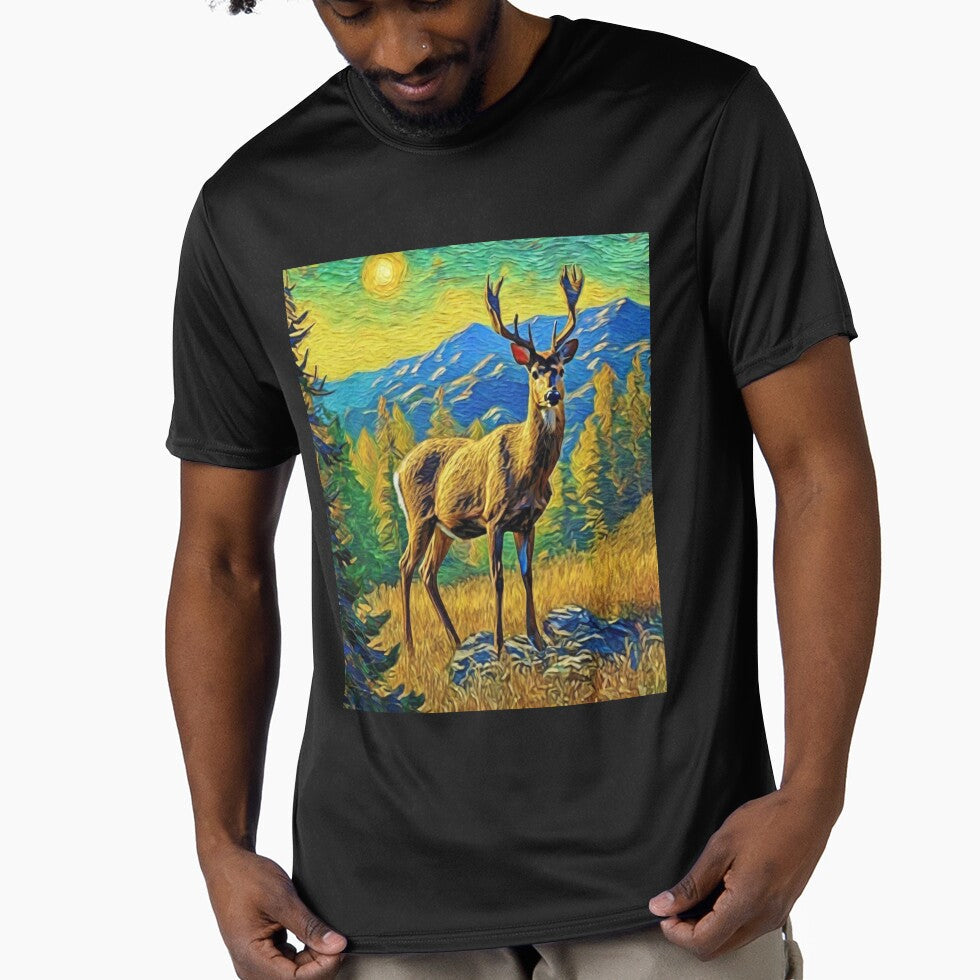"Majestic Deer in the Montana Wilderness" by Artisticanvas