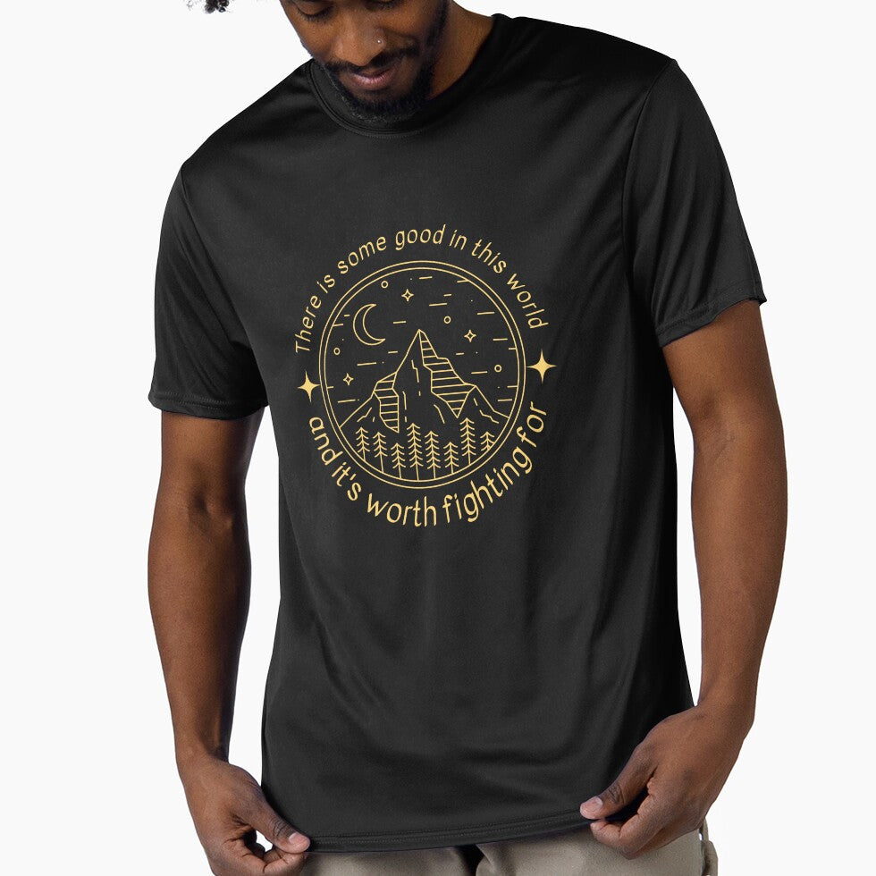 There is Some Good in This World - Mountain Landscape - Fantasy by Fenay Designs
