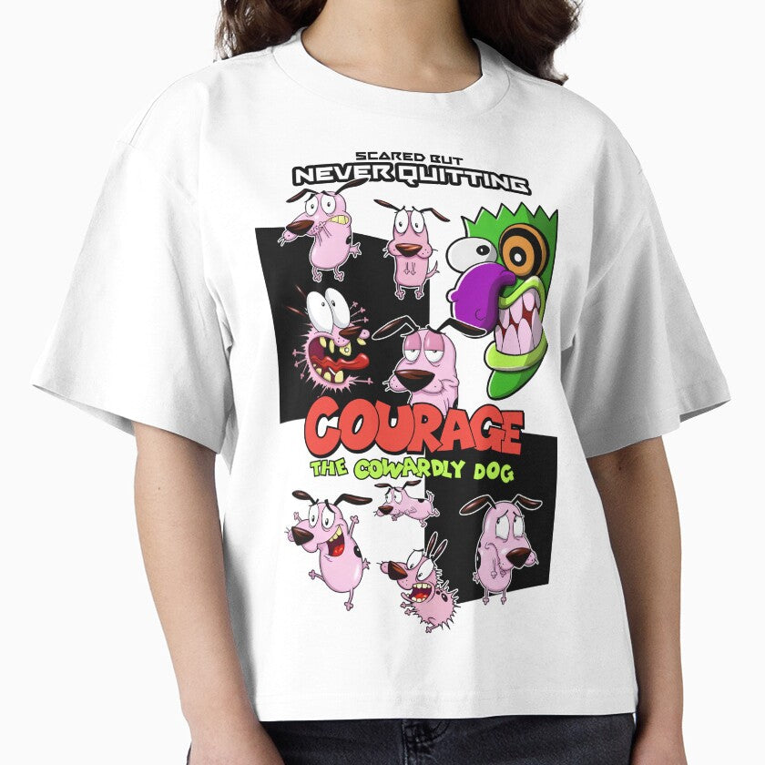 Courage The Cowardly Dog / Scared But Never Quitting / Fanart by DarrenAshenOne