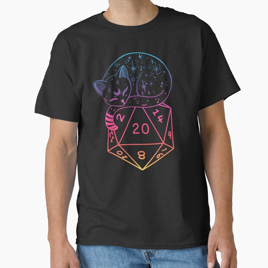 D20 CAT: Rainbow dnd dice. by DungeonAtelier