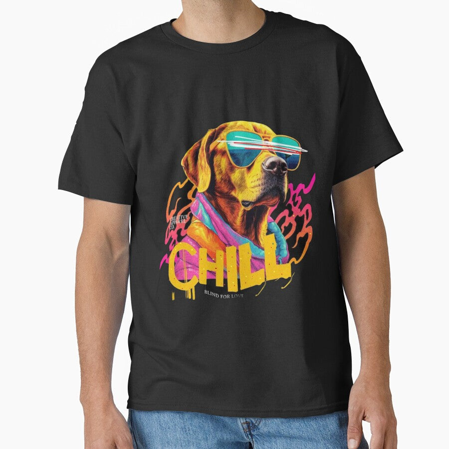 Classic Dog T-Shirt by Elalol