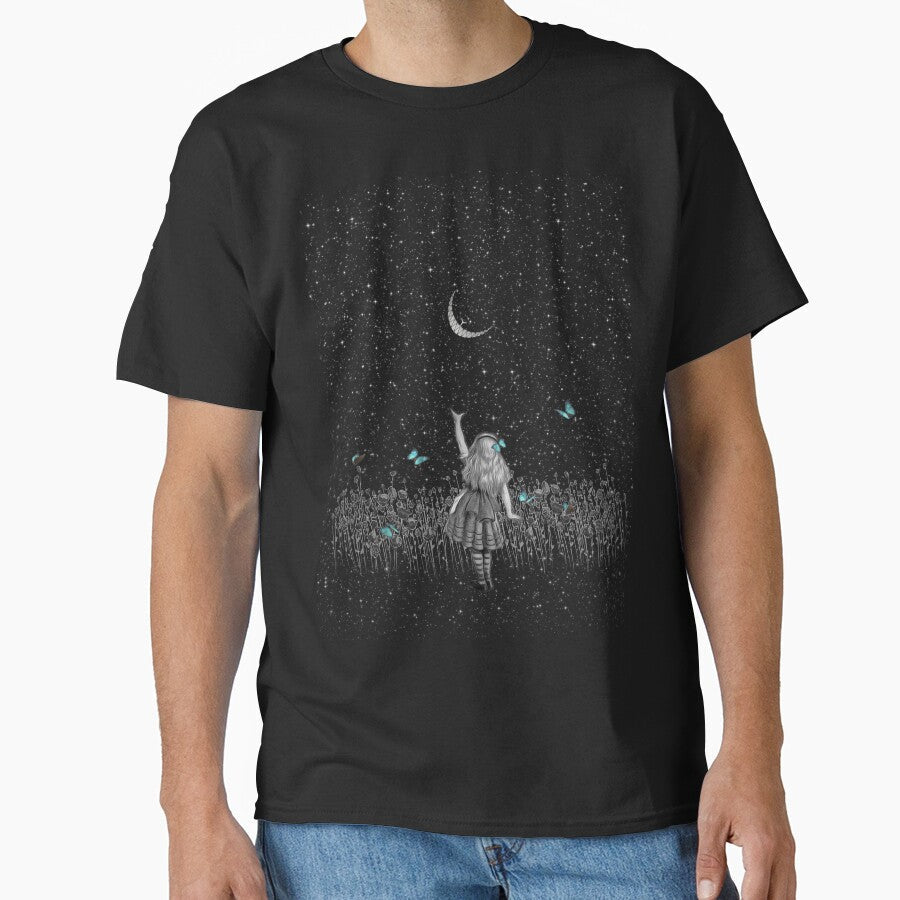 Wonderland Smiling Starry Night - Alice In Wonderland by maryedenoa
