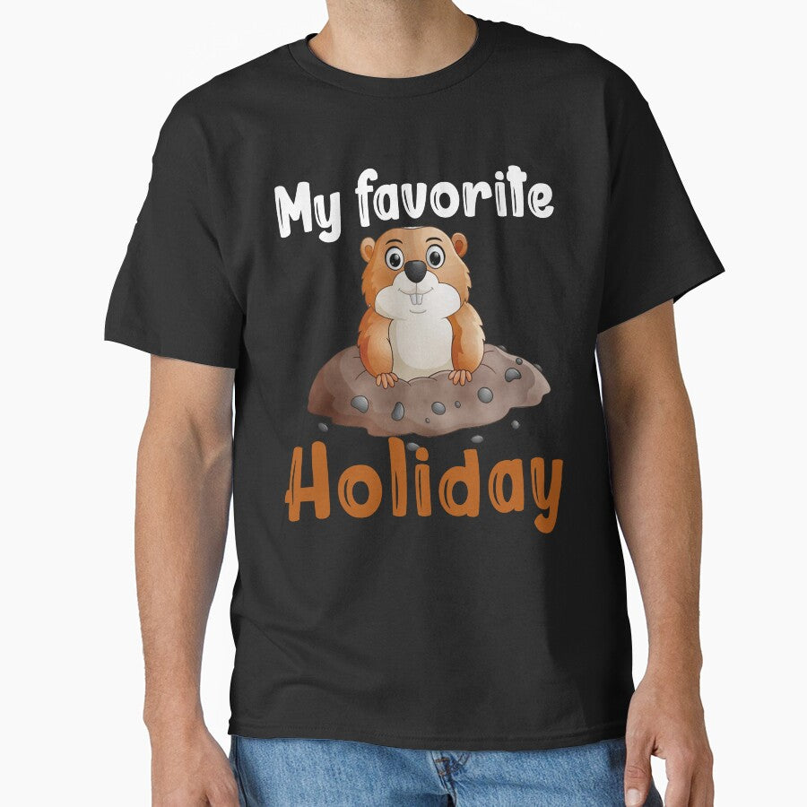 My Favorite Holiday Ground Hog - Funny Groundhog Day by Masaw