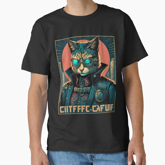 cyber detective cat portrait wearing cool glasses by KoolArtDistrict