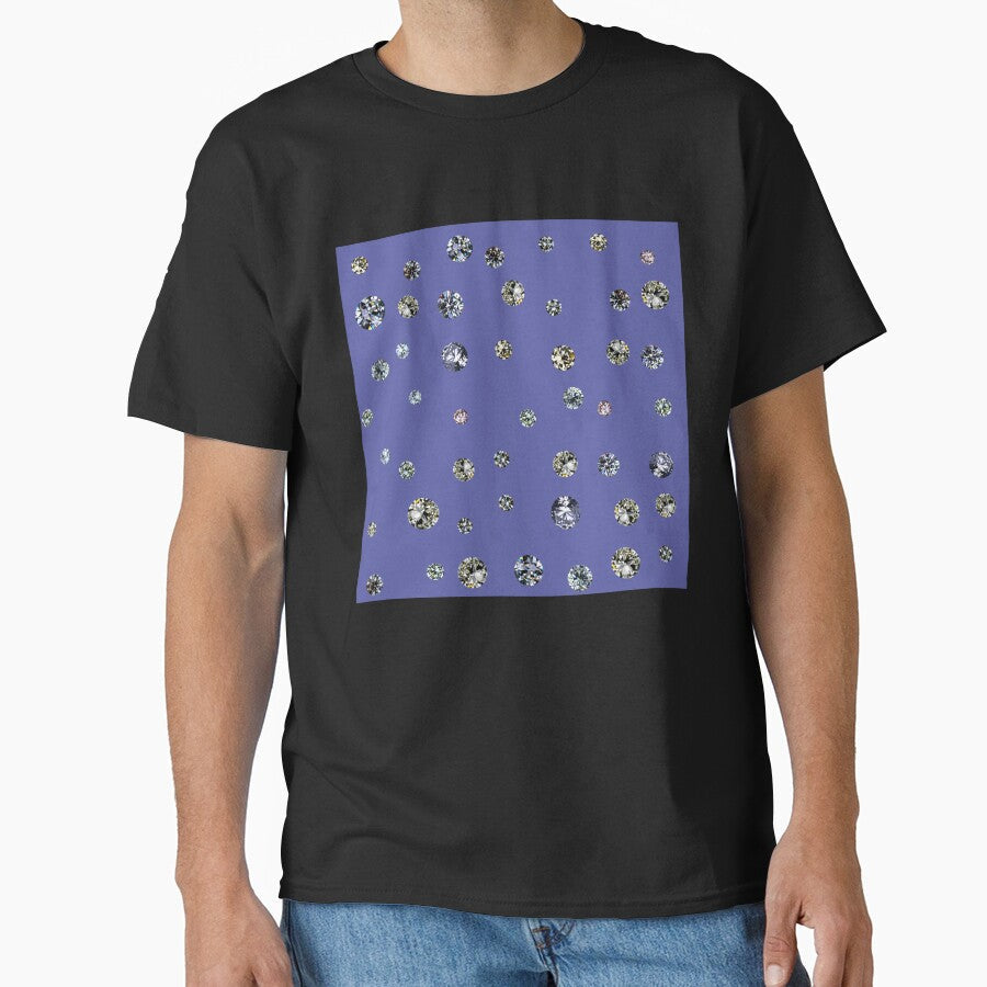 Printed image of Diamond pattern on violet by JaReVa