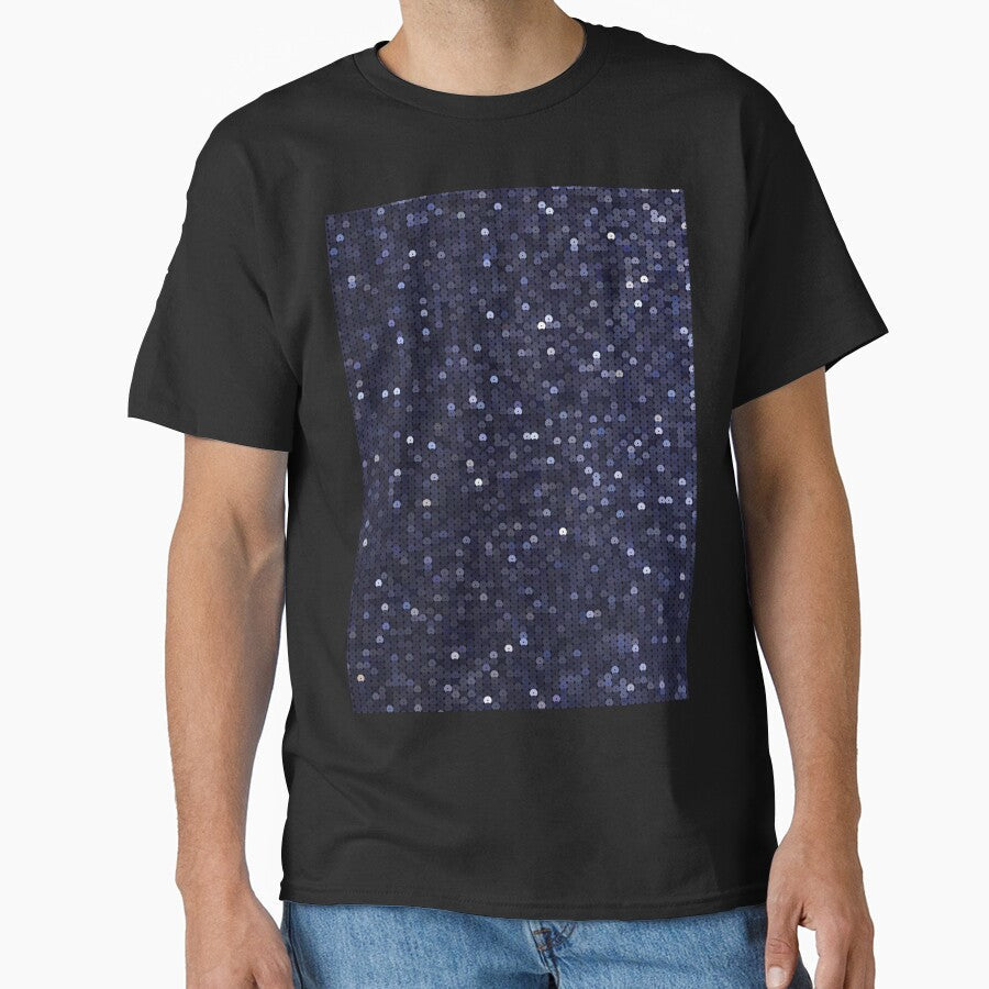 Printed image of sparkling violet sequins by JaReVa