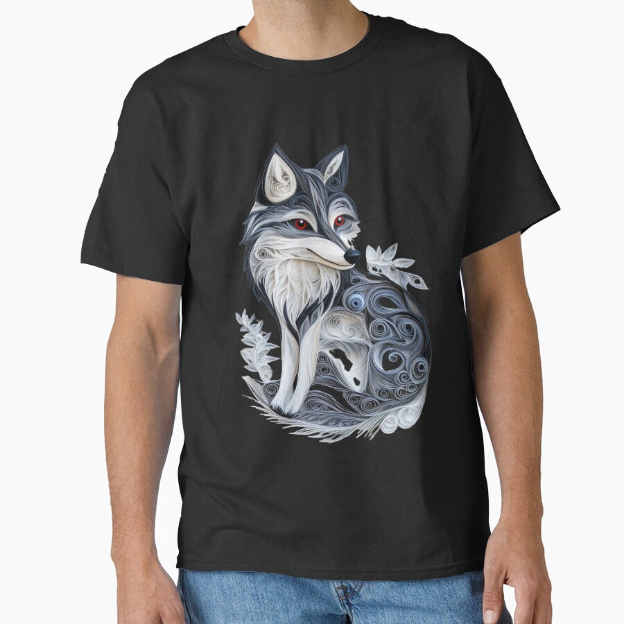 Cute Kawaii Wolf by PrintsByFrank