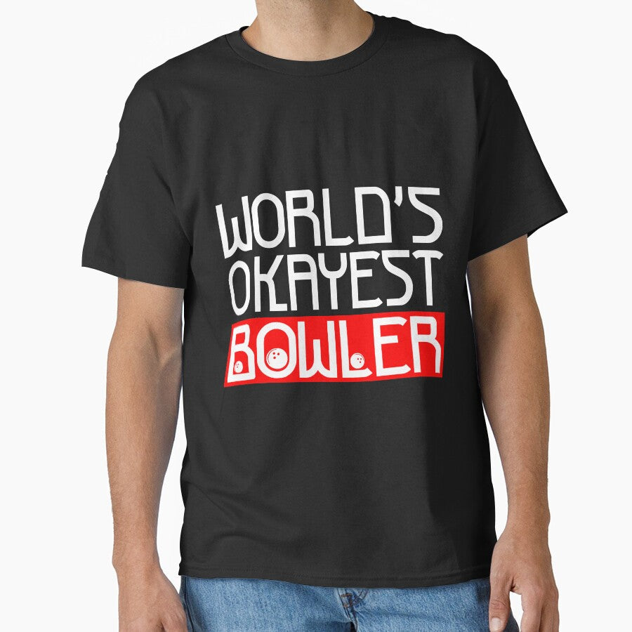 Worlds Okayest Bowler Funny Novelty by BundlerVq