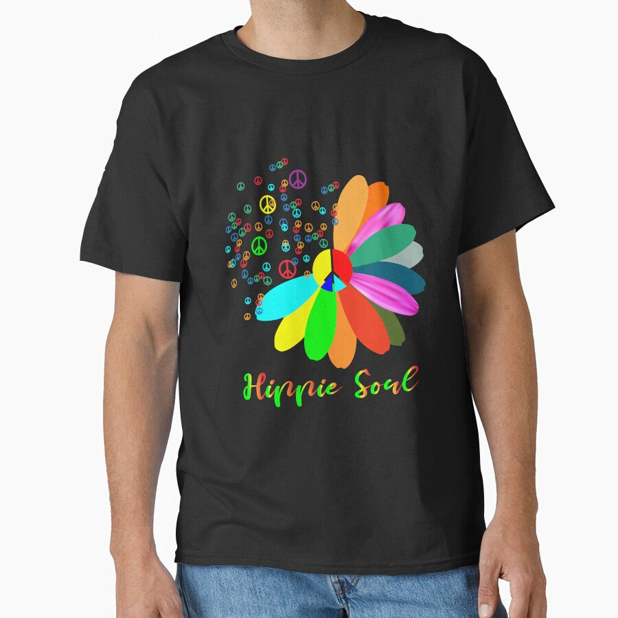 Daisy Peace Sign Hippie Soul , Flower Lovers by shinoshop