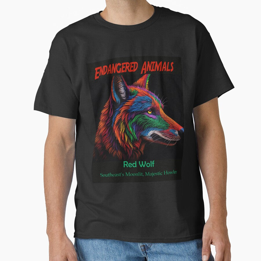 Red Wolf: Southeast's Moonlit, Majestic Howler by JLCableStudio