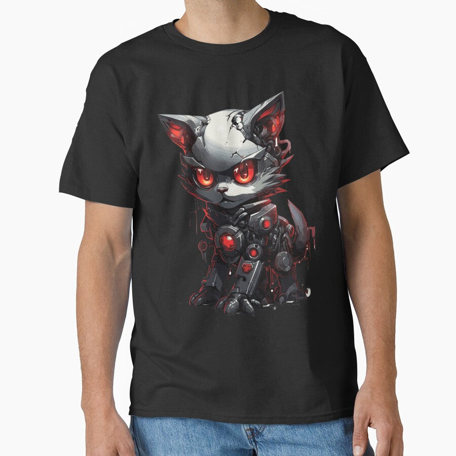 Cyberpunk Robot Cat by EternalDelight1