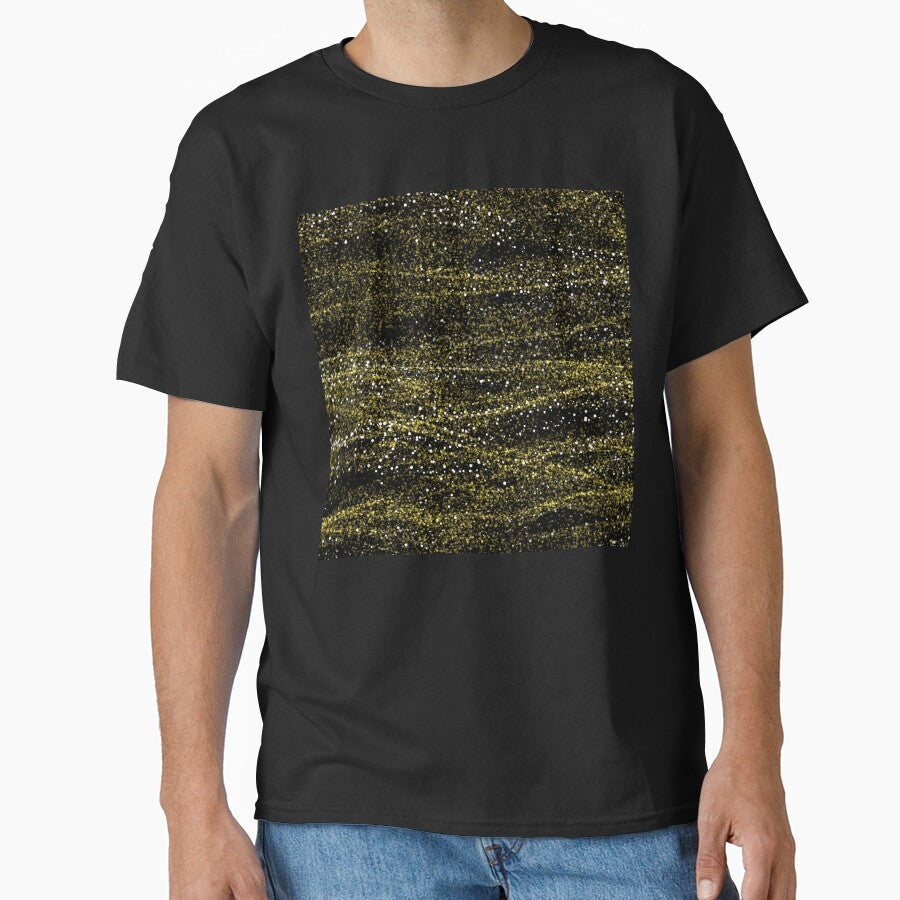 Printed image of sparkling golden glitter v39 by JaReVa