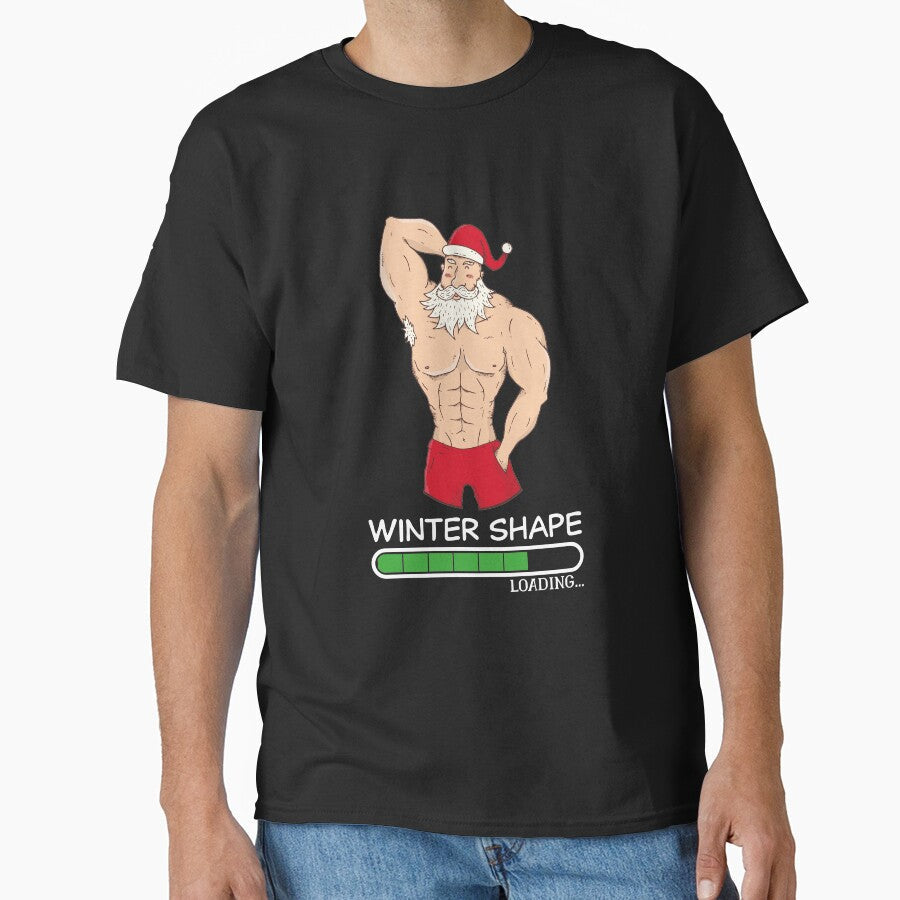 Winter Shape Training Xmas Geek Nerdy Ironic by RJ-Art