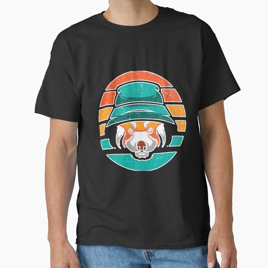 Retro Forest Animal Wildlife Red Panda by SkyCloudBlue