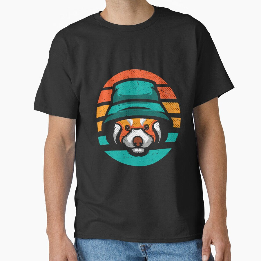 Retro Forest Animal Wildlife Red Panda by BundlerVq