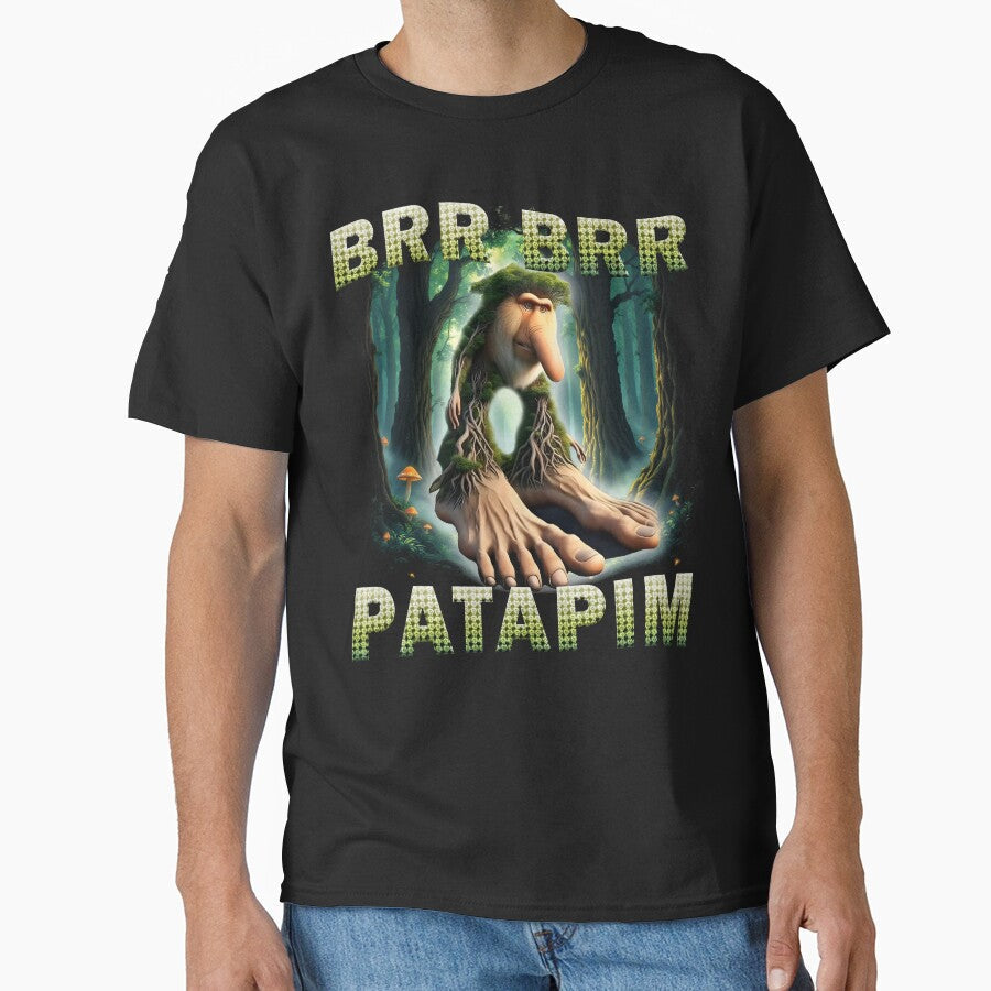 Brr Brr Patapim Funny Italian Brainrot Meme by MemishDesign
