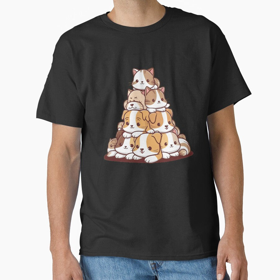 cute funny cat tower of sweet kittens, cute cat,cute funny,funny cat by Expressions-Sel