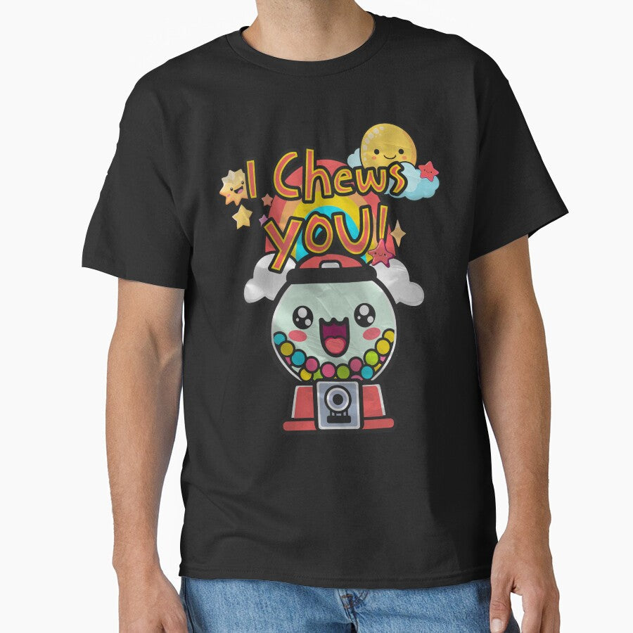 I Chews You! Design: Kawaii Gumball Machine - Adorable Candy Art by DesignedByMarty