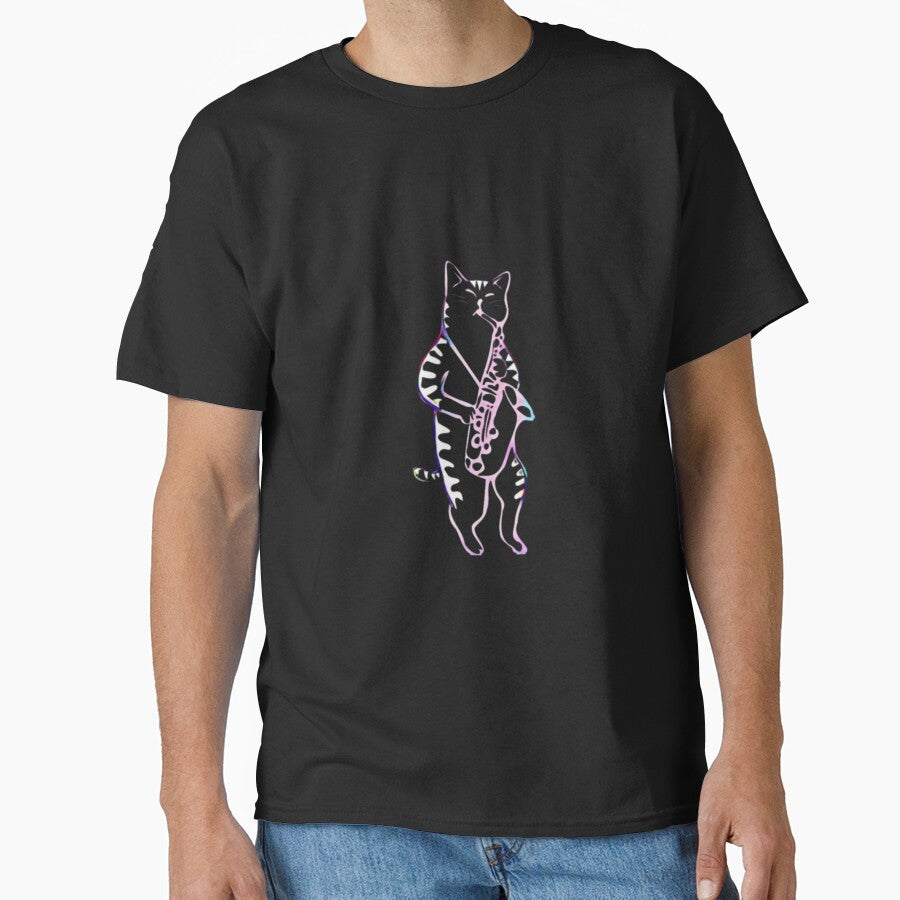 Neon drawn cat by Artscatsy34