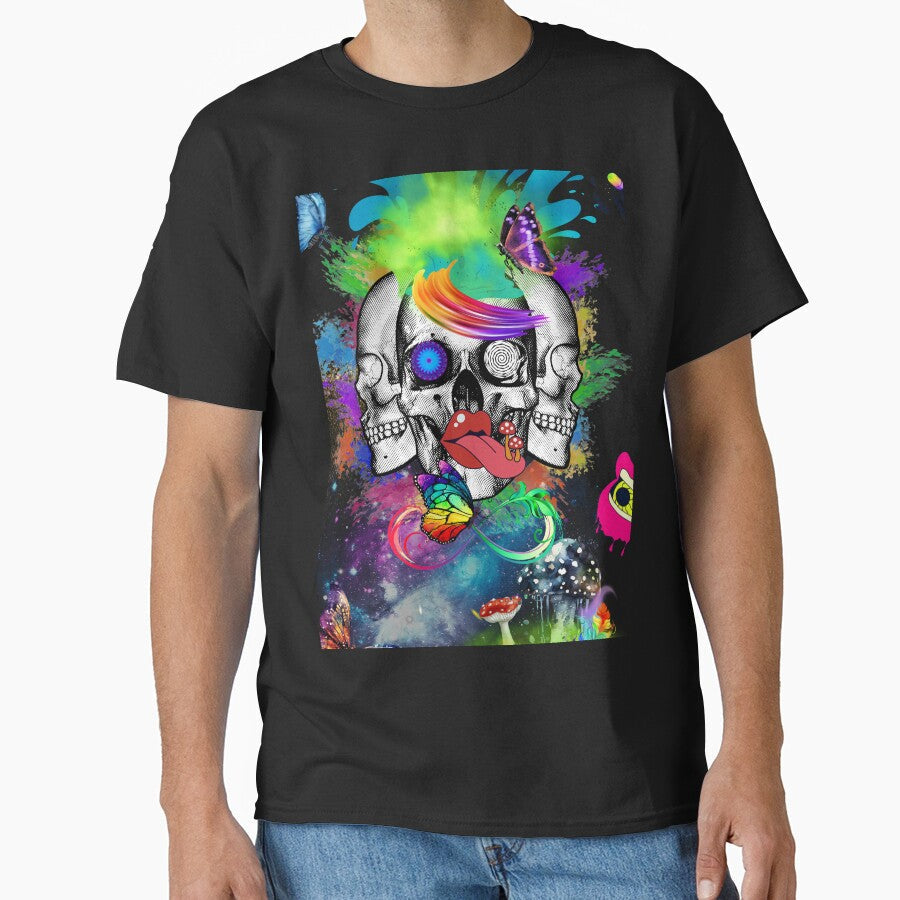 Trippy Scull Collection of Designs by alexgreydesign